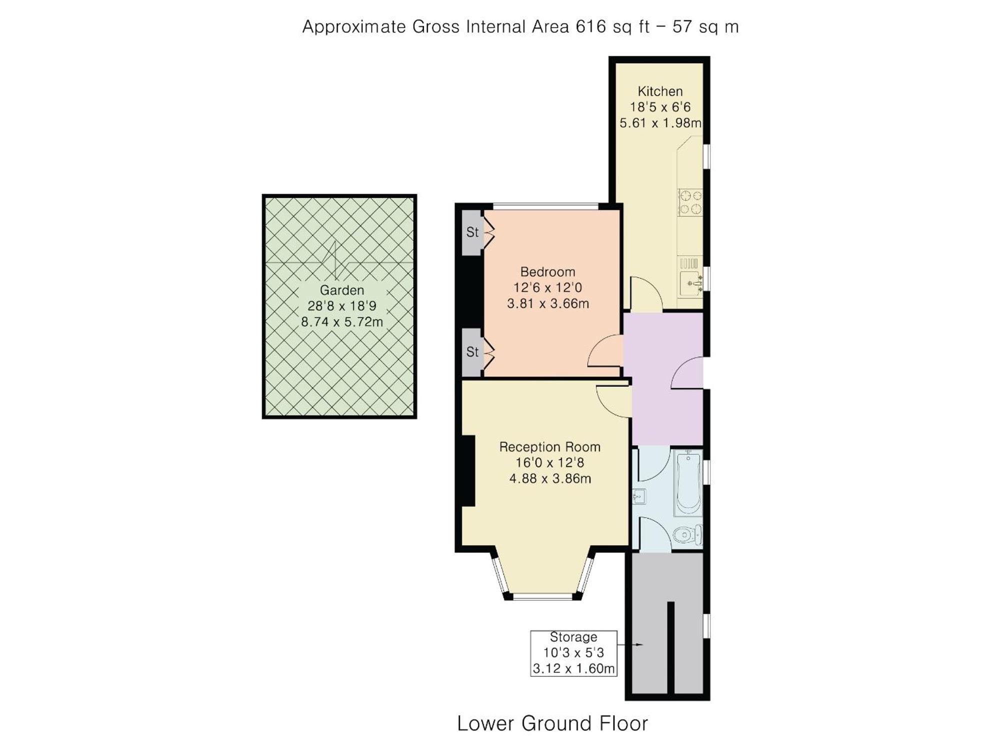 Pass The Keys Private Garden Apartment By Tulse Hill Station ลอนดอน ภายนอก รูปภาพ